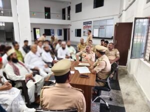 त्योहारों को लेकर पुलिस ने कसी कमर, कोतवाली नगर व बन्धुआकला में पीस कमेटी की बैठक 6 IMG 20260816 WA0056